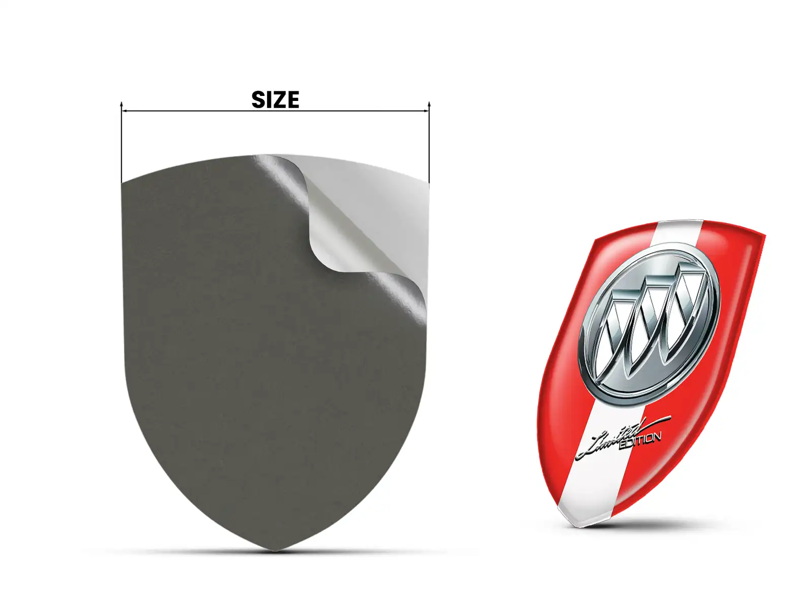 Buick Heckscheibensticker Stilvoll Stabil Exklusiv Auto